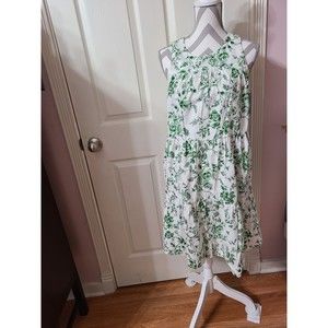 Gal Meets Glam Lisa Tiered Dress in Hunter Cream Toile Size 10